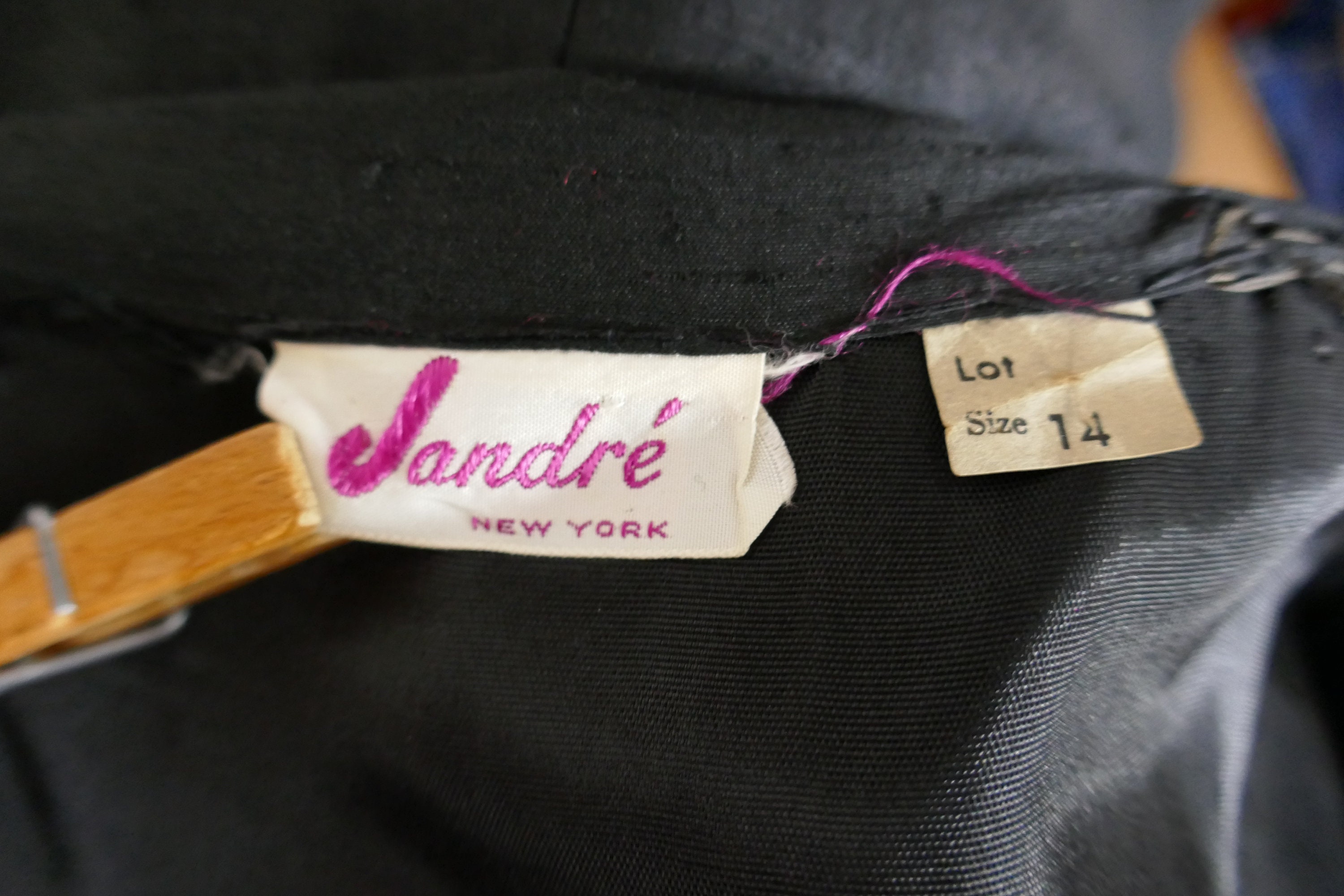60s Little Black Dress - Sleeveless - Bow at Front Waist