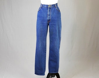 80s Gitano Jeans - 29" waist - Blue Cotton Denim Pants - High Rise - Relaxed Fit - Vintage 1980s - 31" inseam