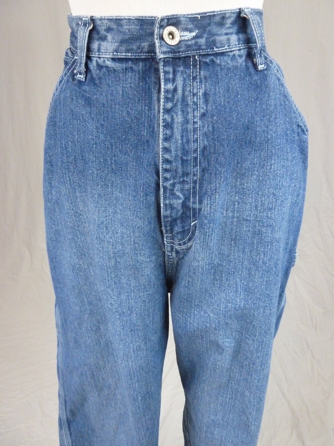 90s Carpenter Jeans 30 waist Blue Wide Leg Denim Pants | Etsy