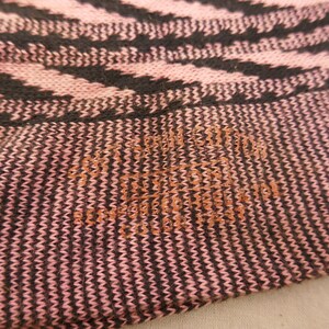 Men's Vintage Roxy Socks NOS NWT New Unworn Deadstock Pink Black and Gray Soft Spun Cotton Mid-Century Hosiery image 5