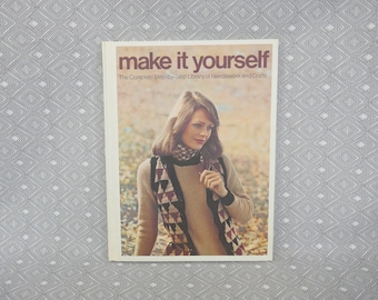 Make It Yourself (1975) #3 Three, Third Volume in a Series - NEW w/ 4 Patterns - Needlework and Crafts Library - Vintage 1970s Crafts Book