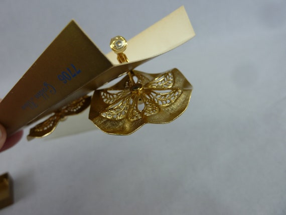 60s Sarah Coventry Earrings in Box - Golden Allur… - image 7