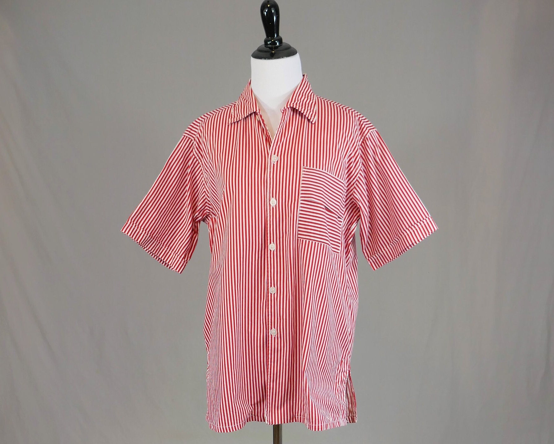 トップス 60s Lamer cotton loop color shirt 1960's 