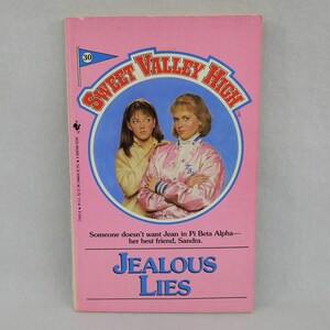 Sweet Valley High #30: Jealous Lies (1986) by Francine Pascal - Vintage Teen Fiction Book