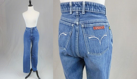 80s Sasson Jeans 29 Waist Faded Blue 