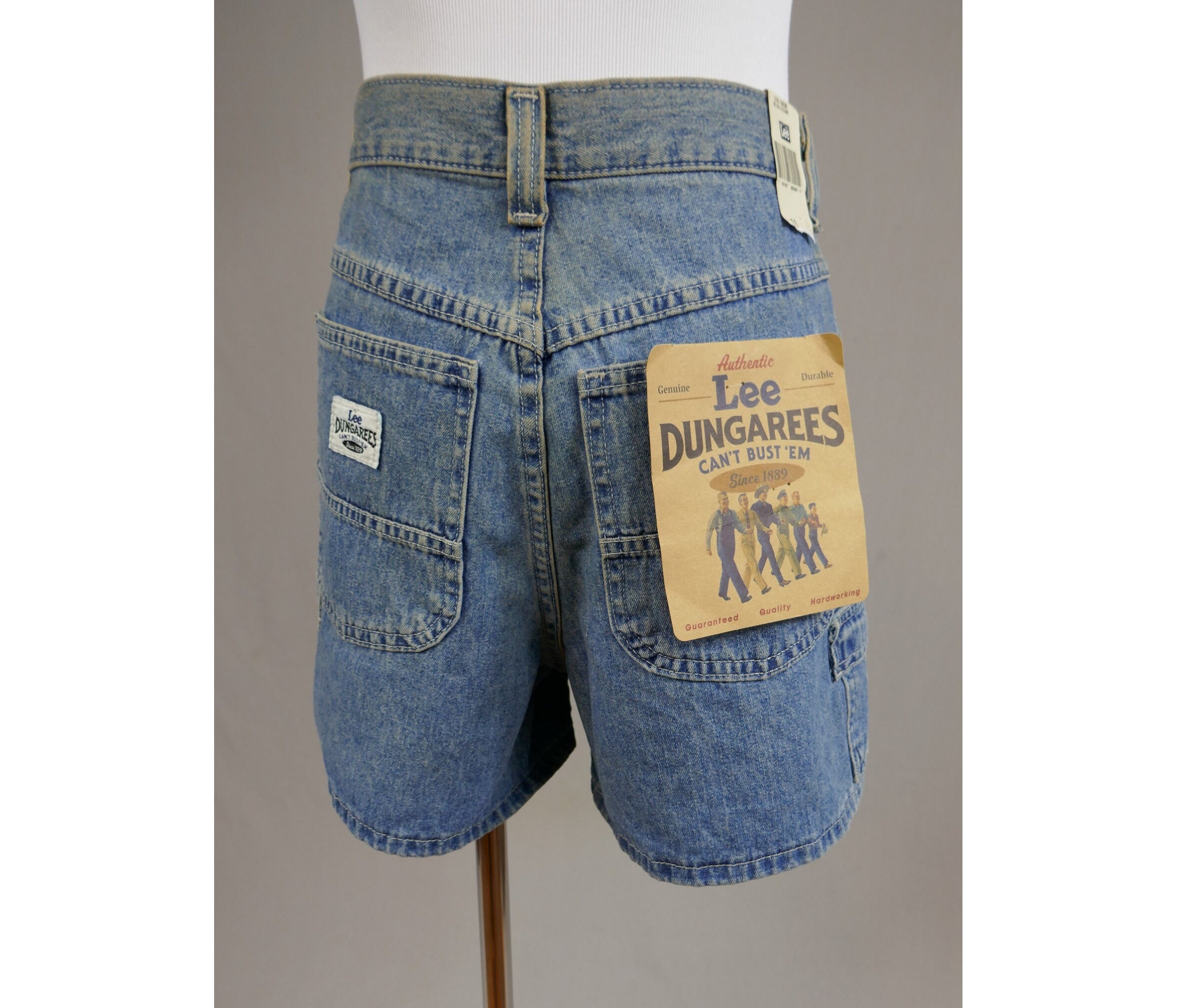 Lee Dungarees Denim Carpenter Shorts Vintage 90's 