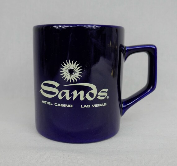 Vintage Sands Hotel Casino Las Vegas Coffee Mug Cobalt Blue Etsy