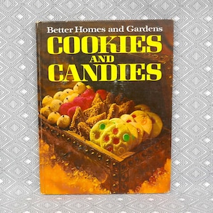 Cookies and Candies Cook Book 1966 Better Homes and Gardens Vintage 1960s Baking Dessert Cookbook BHG image 1