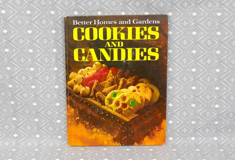 Cookies and Candies Cook Book 1966 Better Homes and Gardens Vintage 1960s Baking Dessert Cookbook BHG image 1