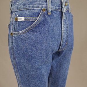 90s Lee Jeans 27 waist Men's Blue Denim Pants Vintage 1990s 29.5 inseam length image 3