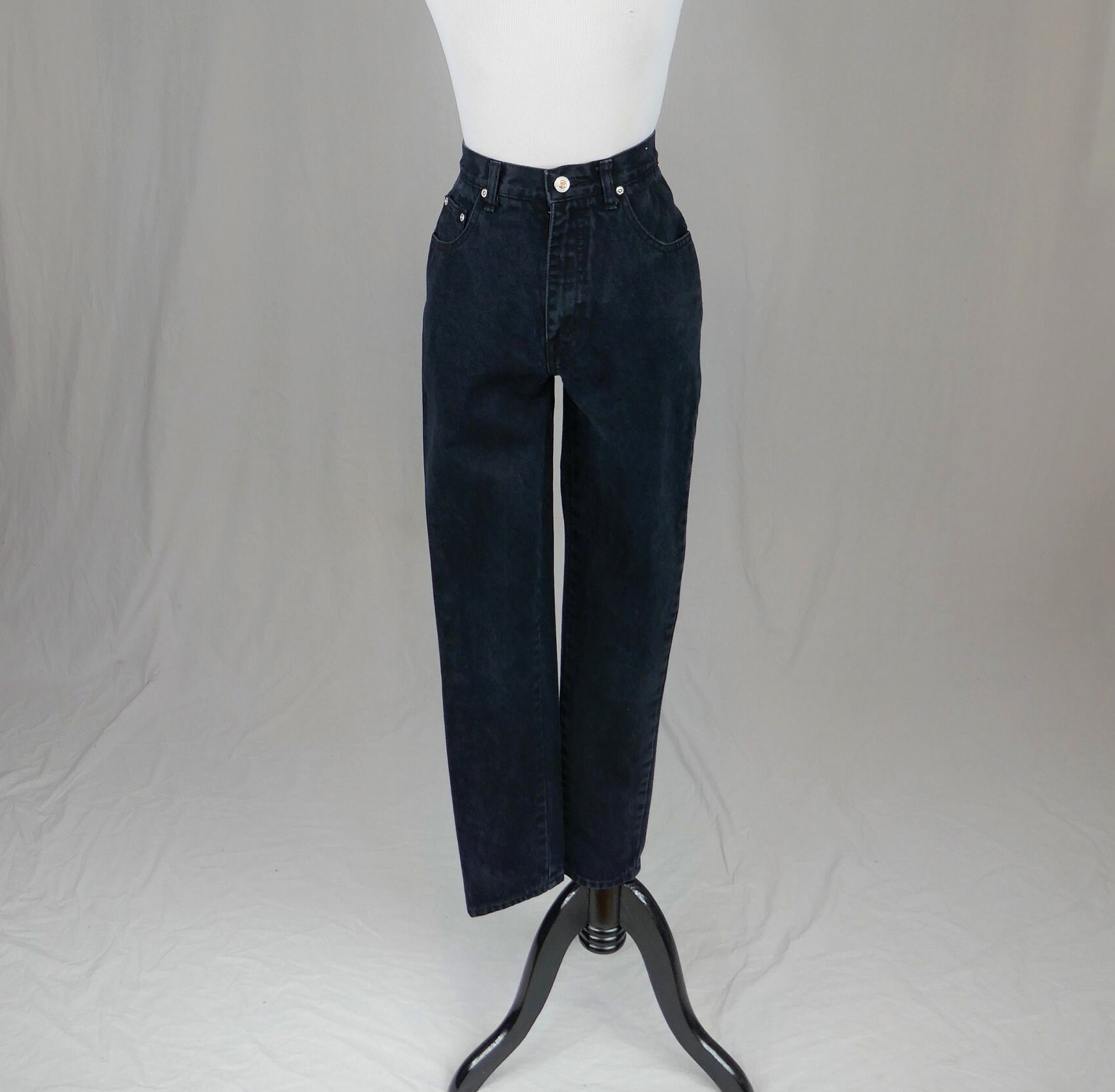 Tall Girls Vintage Side Button Mid Rise Flare Jeans by Foxy -37” Inseam -  Size 6
