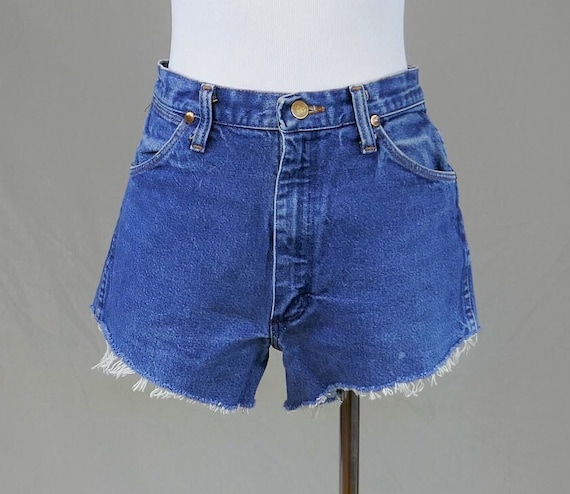 80s Wrangler Cutoff Jean Shorts - 29" or snug 30"… - image 1
