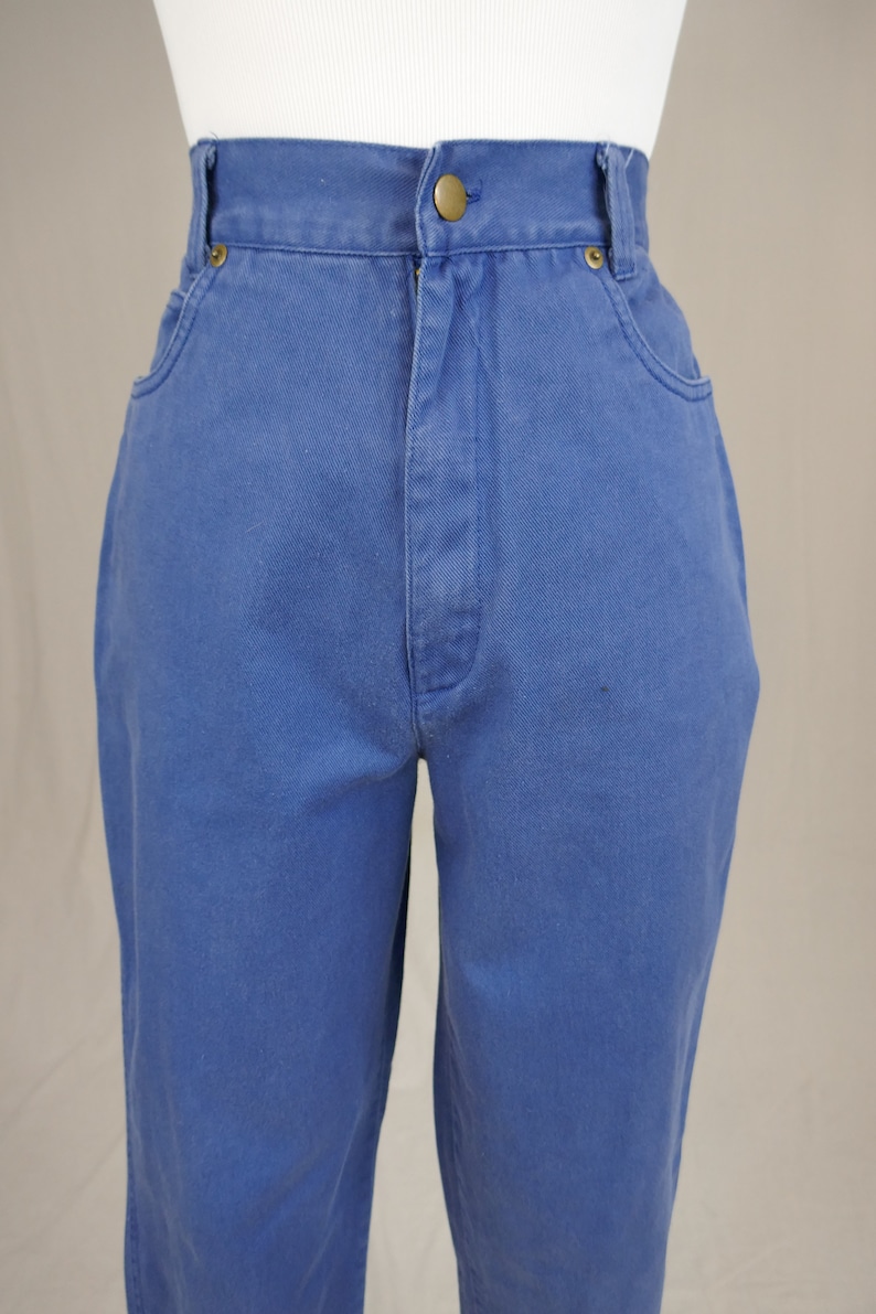 80s 90s Kyoto Kasuals Jeans 26 Waist Bluepurple High Rise Relaxed