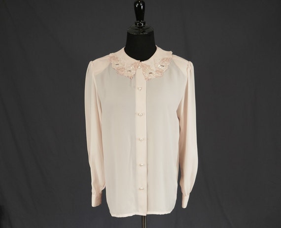 ＜6(ROKU)＞EMBROIDERY COLLAR BLOUSE ロク カラーブラウス EMBROIDERY COLLAR BLOUSE 21SS レディース