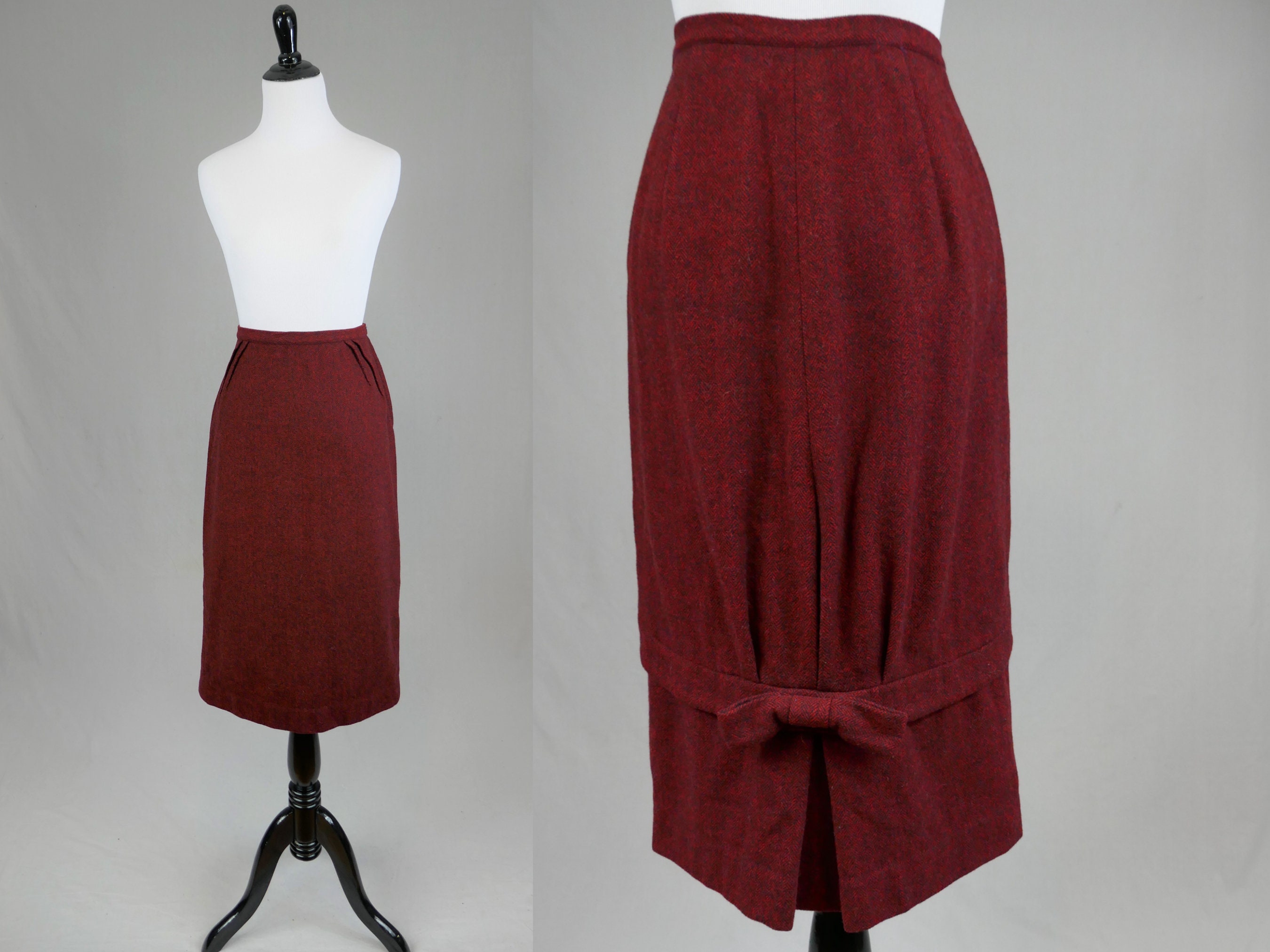 Herringbone Skirt - Etsy