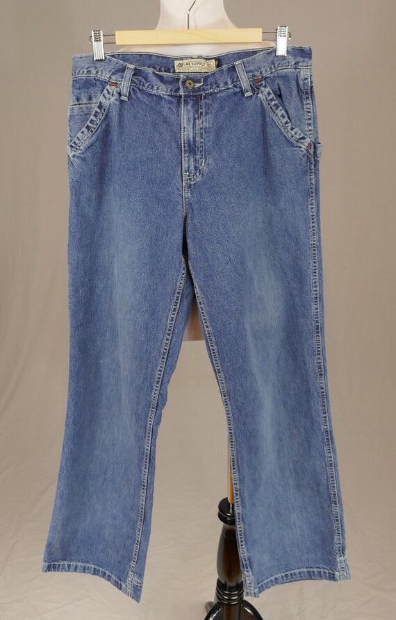 90s American Eagle Carpenter Jeans - 33 34 waist … - image 7