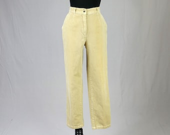 Vintage LL Bean Light Beige Cords - 28" waist - Corduroy Pants - 28.5" inseam