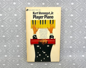 Player Piano (1952) by Kurt Vonnegut, Jr - Vintage Classic Novel Book