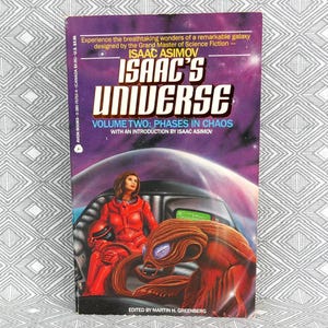 Isaac's Universe (1991) - Compilation of Sci Fi Science Fiction Short Stories - Vintage 1970s Book