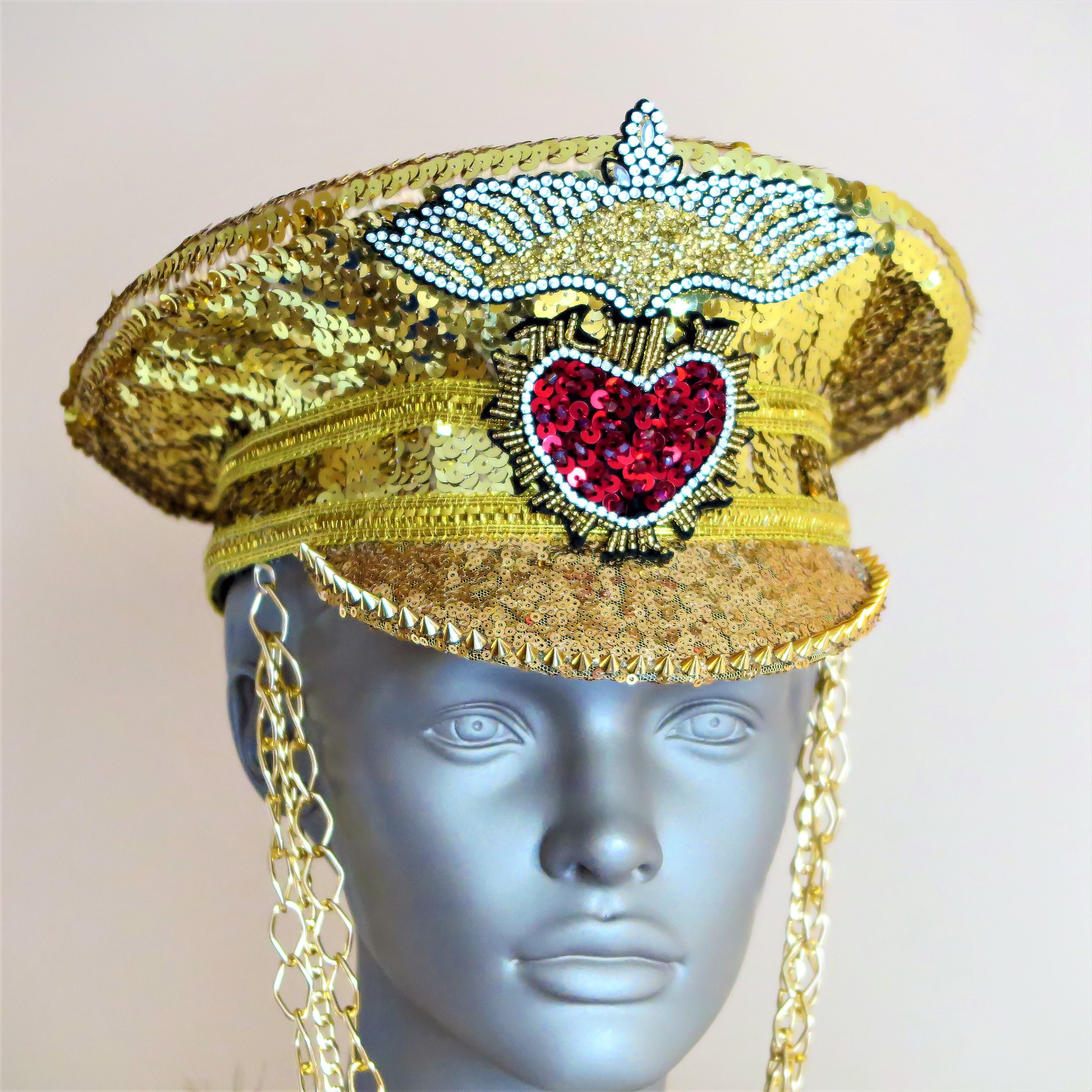 For burning man hat marching band hat captain's hat Etsy