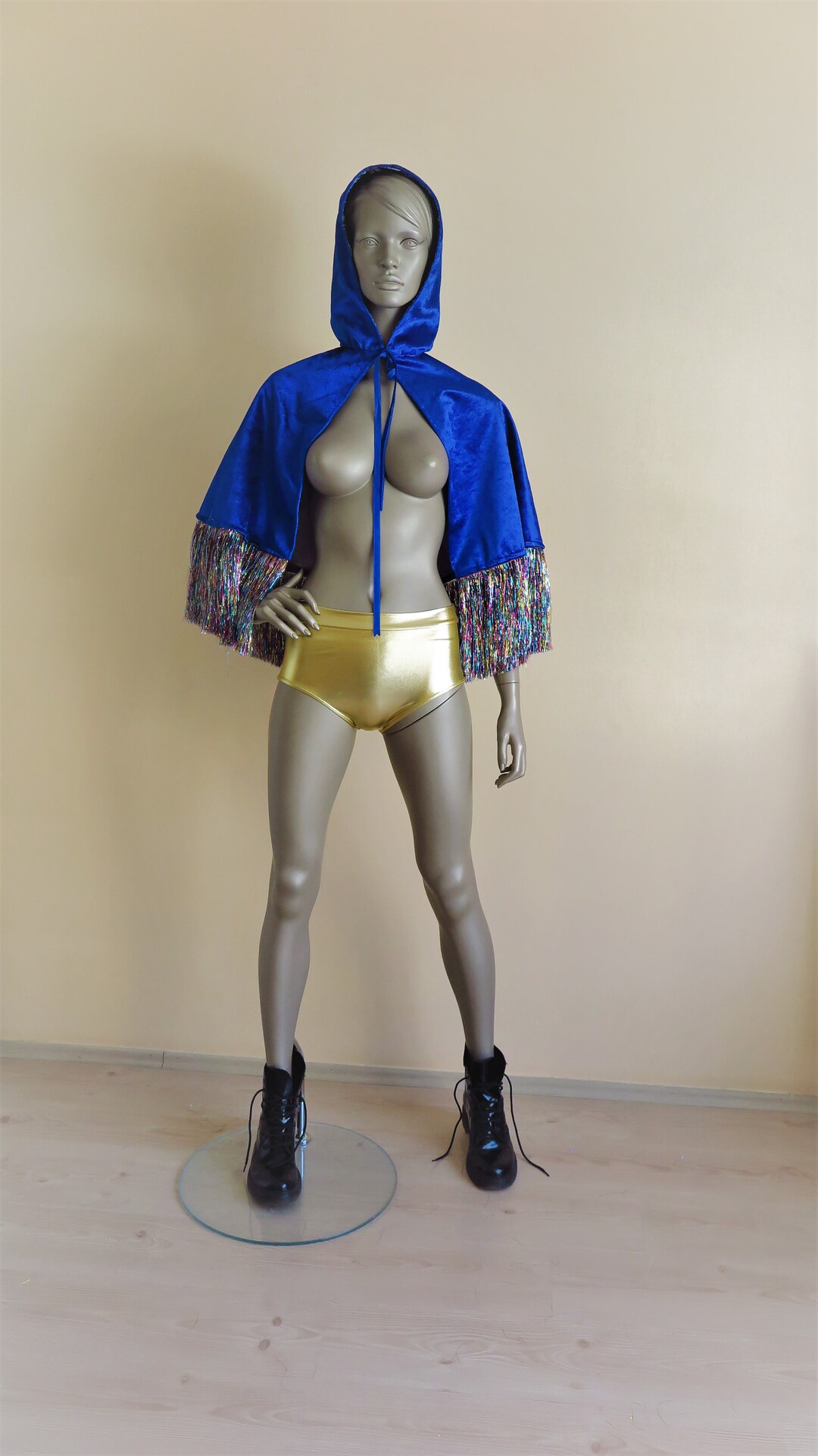 Man Cloak Tinsel Jacket Fringe Tinsel Cape Sequin Cape Etsy