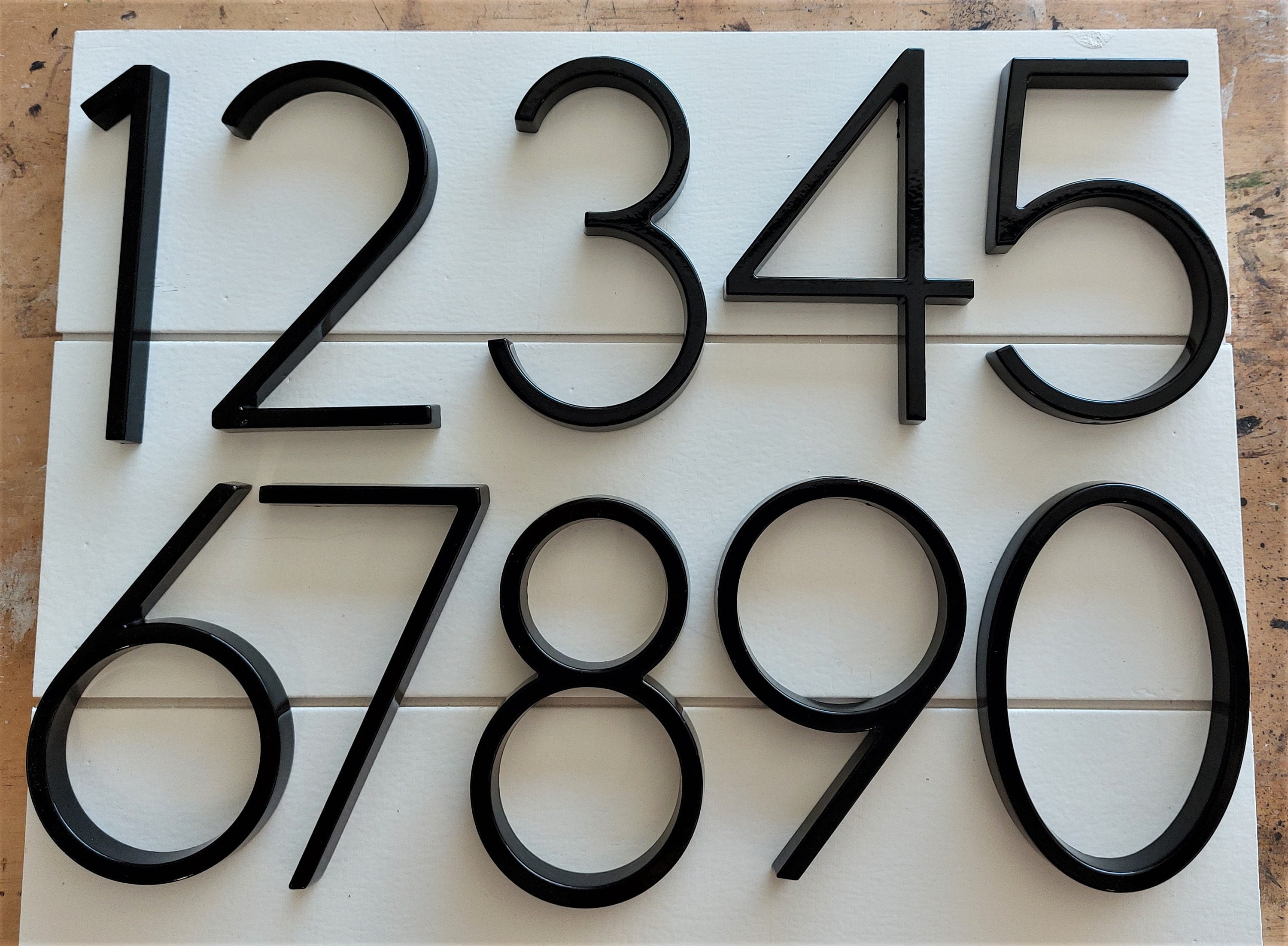 Floating House Numbers And Letters