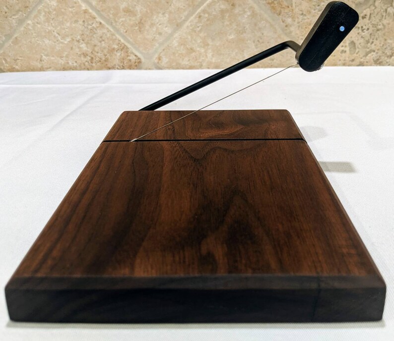 Wooden Cheese Slicer Wire Cheese Slicer Walnut Cheese Etsy