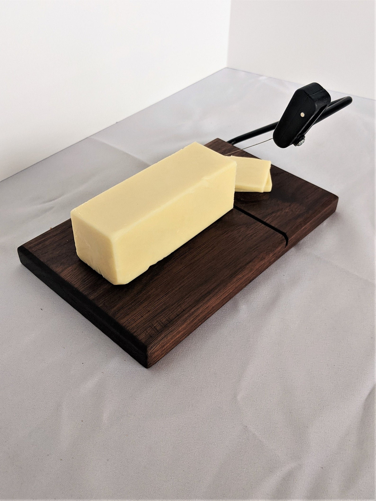 Wooden Cheese Slicer Wire Cheese Slicer Walnut Cheese Etsy