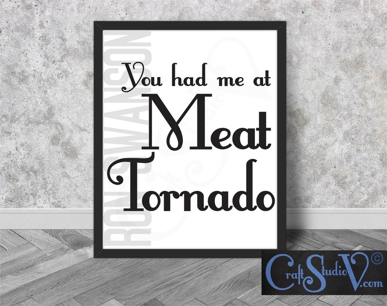 Funny Ron Swanson Quotes Funny Kitchen Decor Meat Quotes by Ron Swanson Meat Quotes Meat Tornado Parks and Rec Best Ron Swanson Quotes