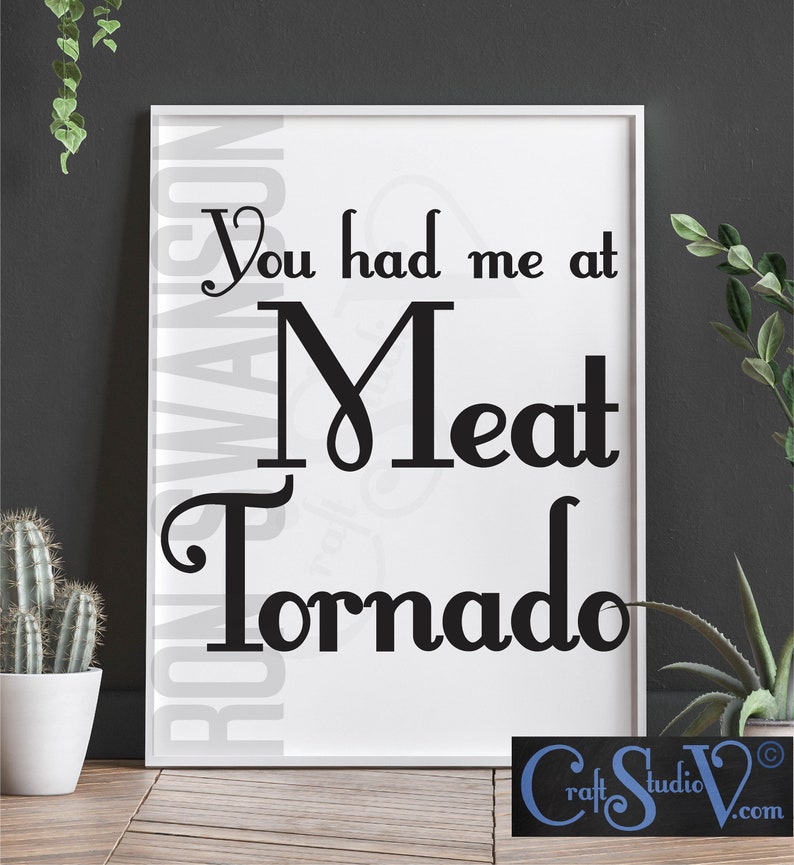 Funny Ron Swanson Quotes Funny Kitchen Decor Meat Quotes by Ron Swanson Meat Quotes Meat Tornado Parks and Rec Best Ron Swanson Quotes