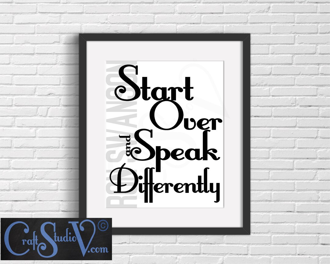 Parks and Rec Print Wall Art Printable, Ron Swanson Quote Poster ...
