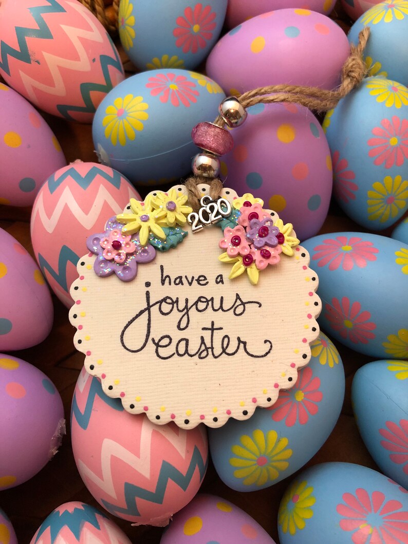 Easter Ornament Gift Tag 2025 Easter Tree Easter Basket