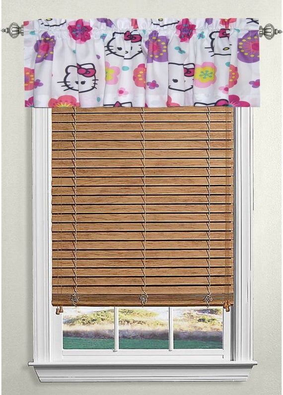 Home Furniture Diy Curtains Blinds New Hello Kitty Valances