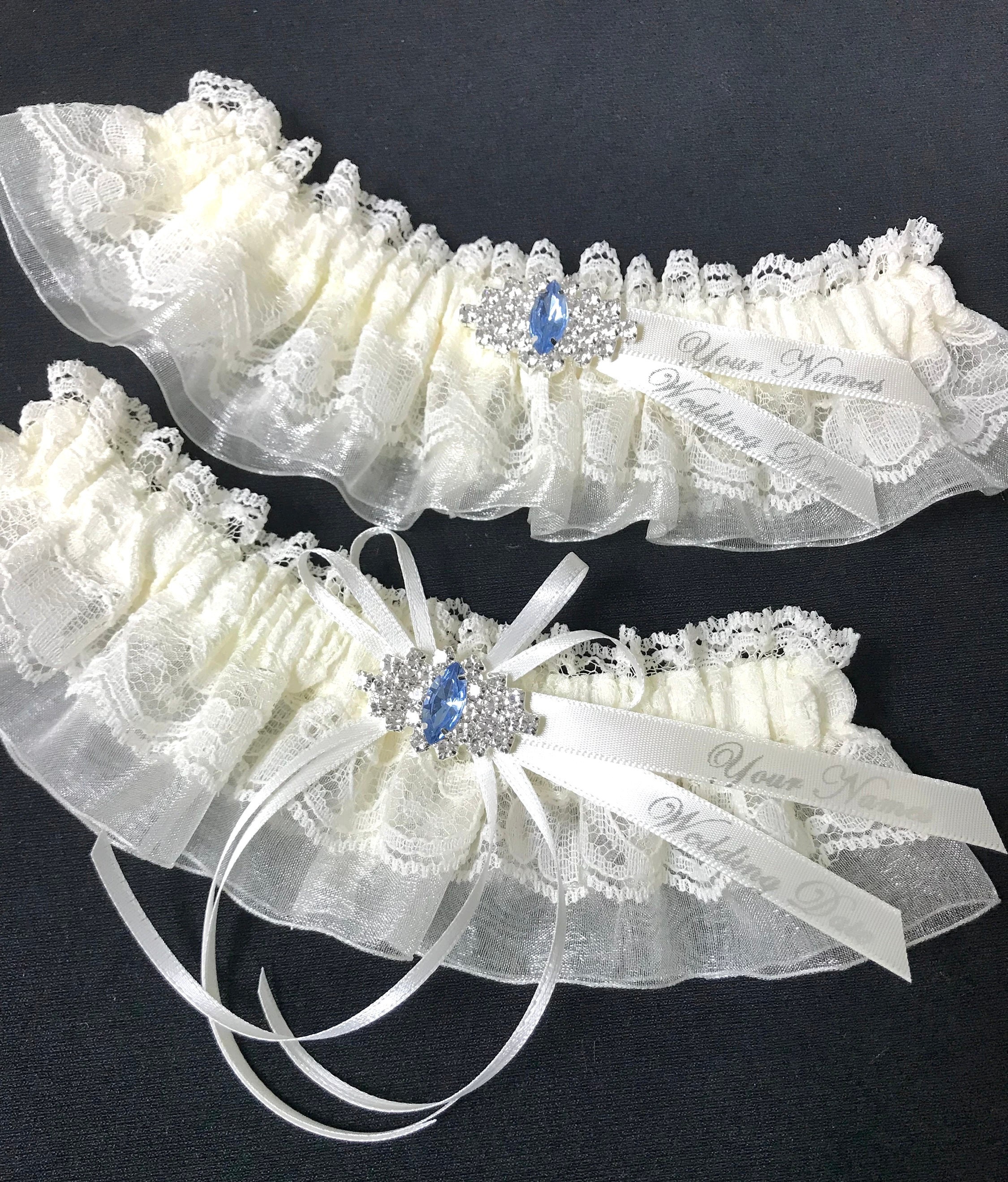 garter belts for women Pearl & Rhinestone Wedding Garter Belt For Bride – Handmade Lace Thigh  Garter For Weddings & Parties Adjustable Garter For Women main image 0