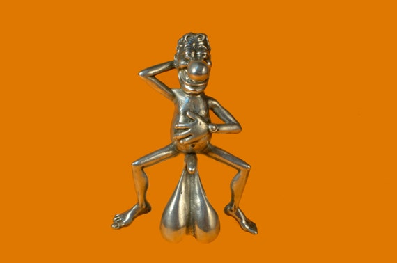 Door Knocker Accessories Figure Funny Vintage Victorian Cast Iron Balls Hardware Hangin Decoration