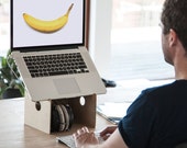 Lapaloft / portable cardboard laptop stand