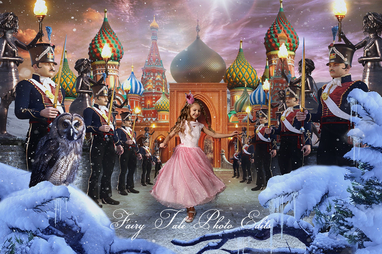 The Nutcracker King Palace Digital Backdrop Nutcracker Etsy