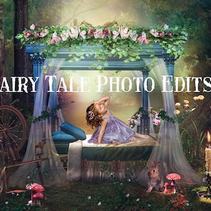Sleeping Beauty - Digital Backdrop - Digital Background - Fairy Tale Backdrop - Sleeping Beauty Backdrop