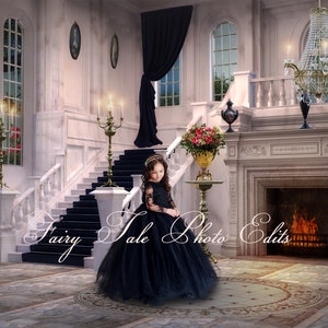 The Royal Hall Digital Backdrop, Princess Backdrop, Castle Backdrop, Princess, Prince, Castle, Palace