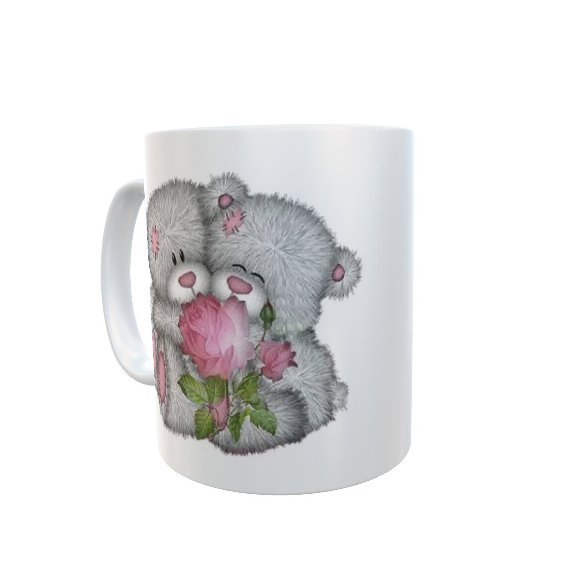 Teddy Bear Hugs Ceramic Coffee Mug, Cute Teddy Bears, Gift for Teddy