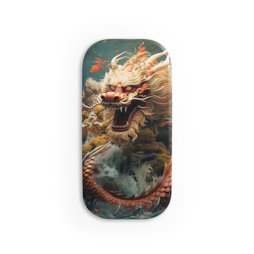 Chinese Dragon Custom Electronic Device Click-on Grip and - Etsy