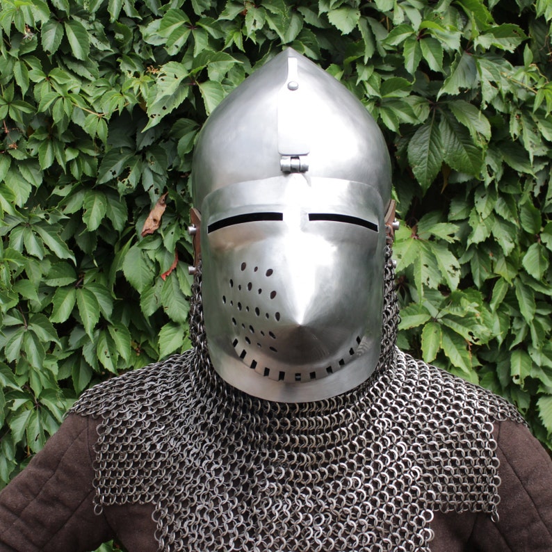 Klappvisor Hounskull with aventail Etsy