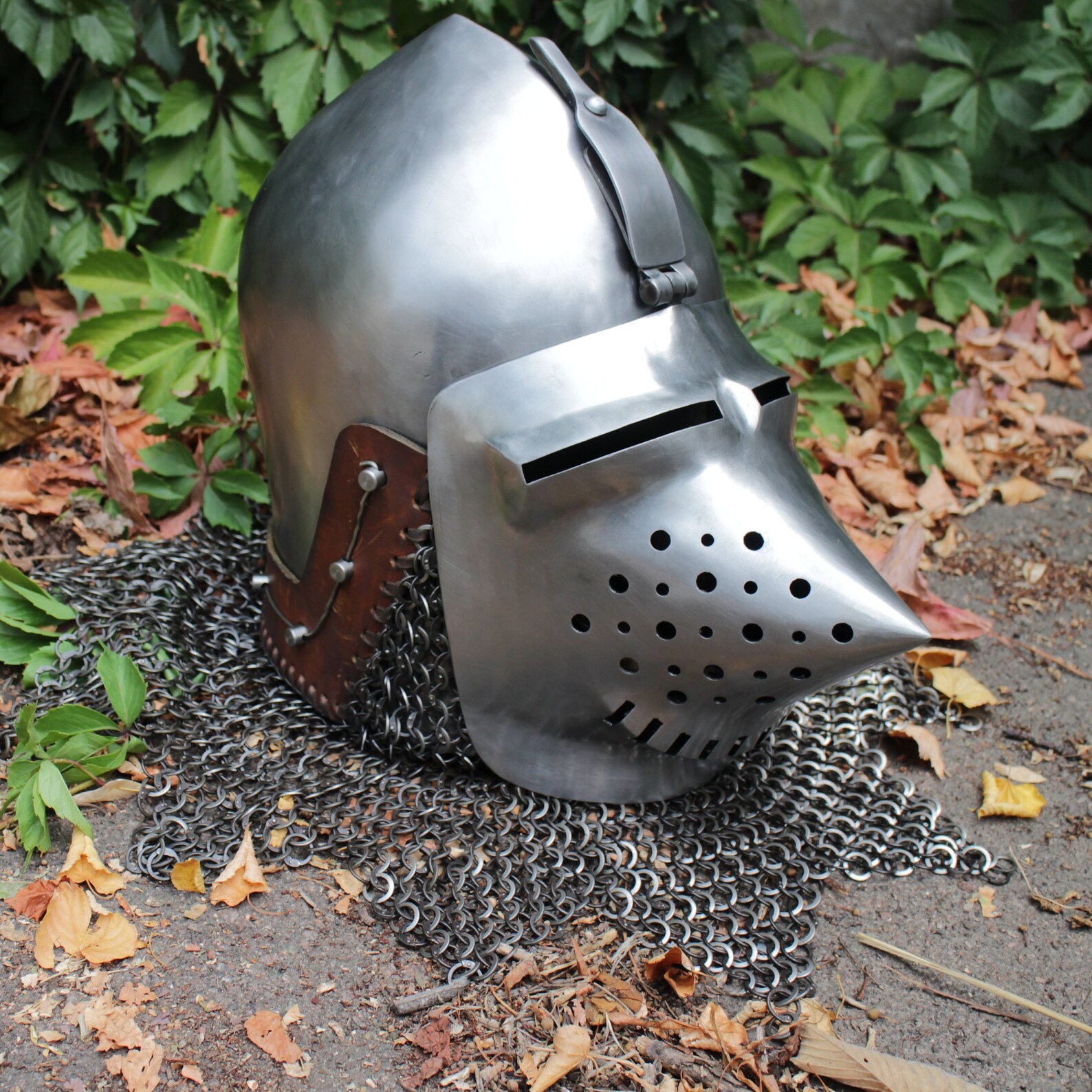 Klappvisor Hounskull with aventail Etsy