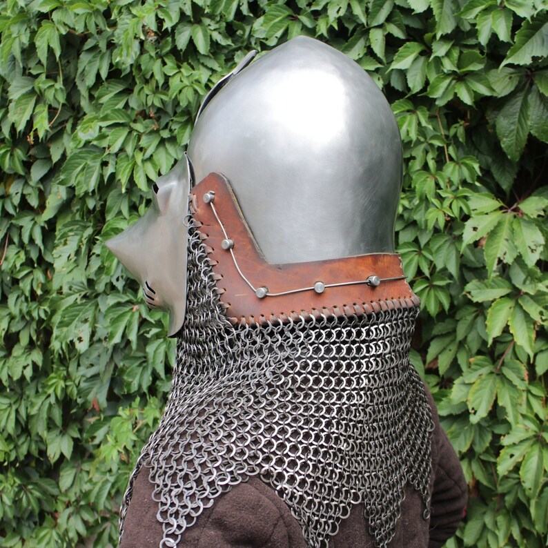 Klappvisor Hounskull with aventail Etsy