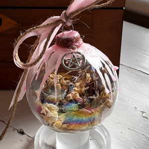 Love & Romance Witch Ball - Handmade Magical Unique  Gift