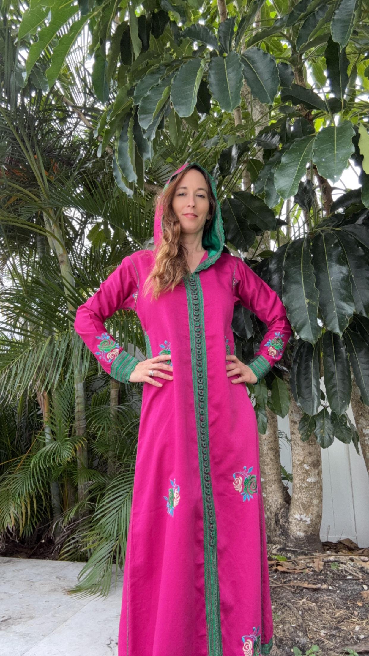1960s Kaftan from Morocco, Size XS