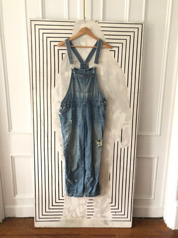 Tommy Hilfiger Light Wash Overalls, Size 4
