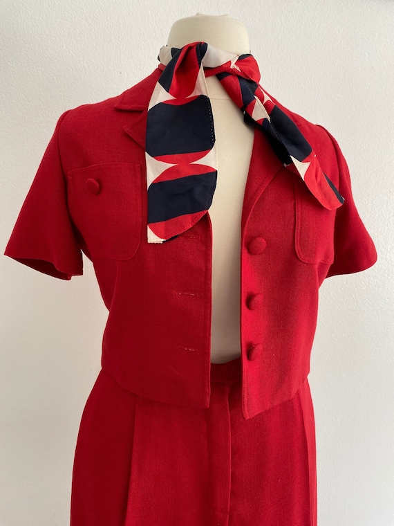 Red Mod 60s Suit, Size M