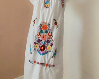 Hand Embroidered Dress from Mexico