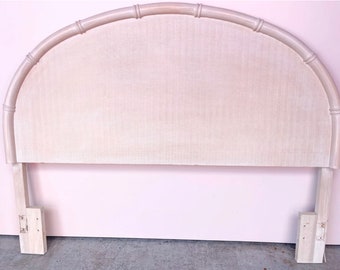 Vintage Coastal Faux Bamboo Full-Queen Headboard By Broyhill Furniture, FREE DOMESTIC SHIPPING